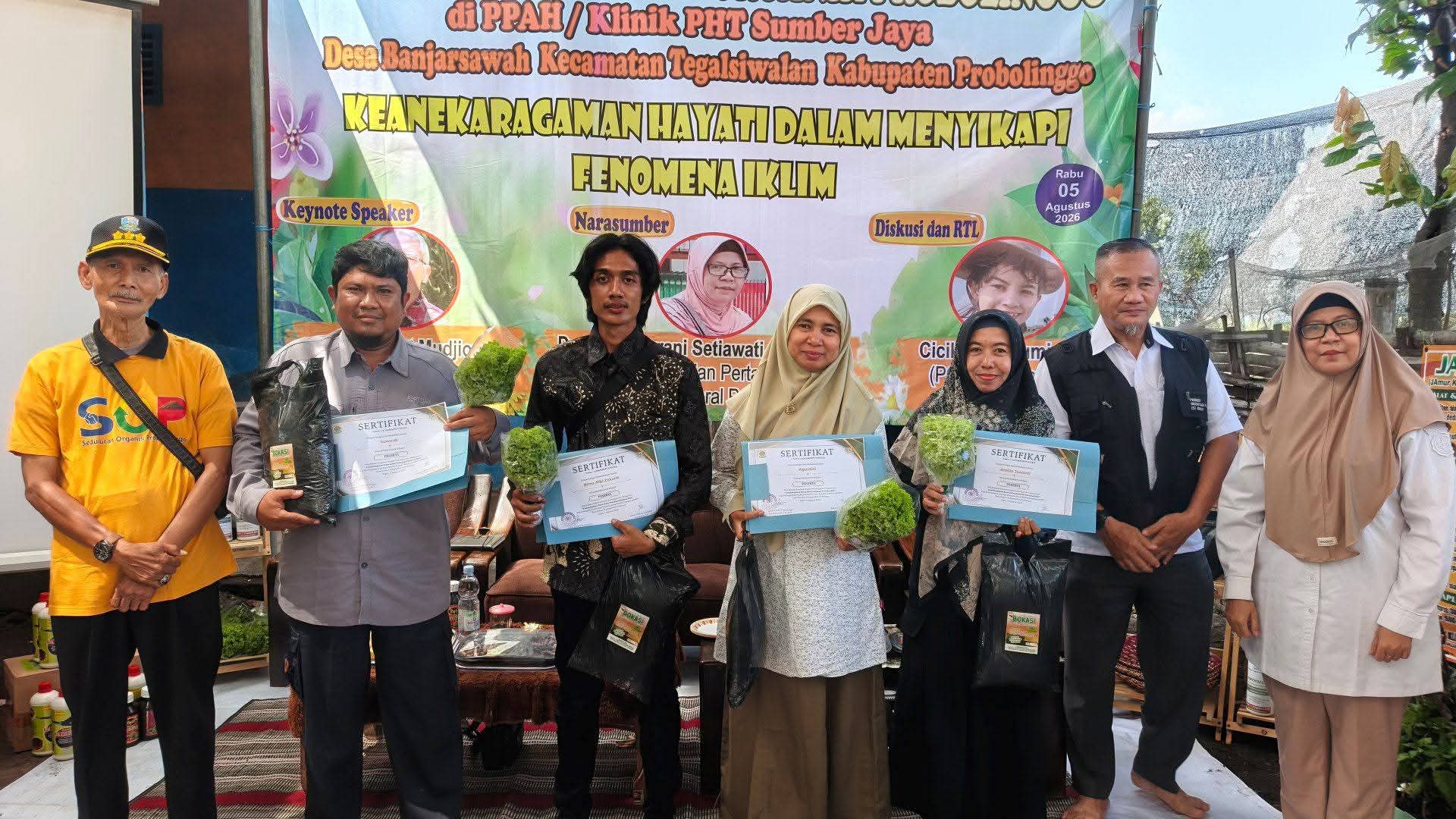 Lintas Kabupaten Lumajang–Probolinggo Gaungkan Pertanian Organik dan PHT untuk Masa Depan Pertanian Berkelanjutan